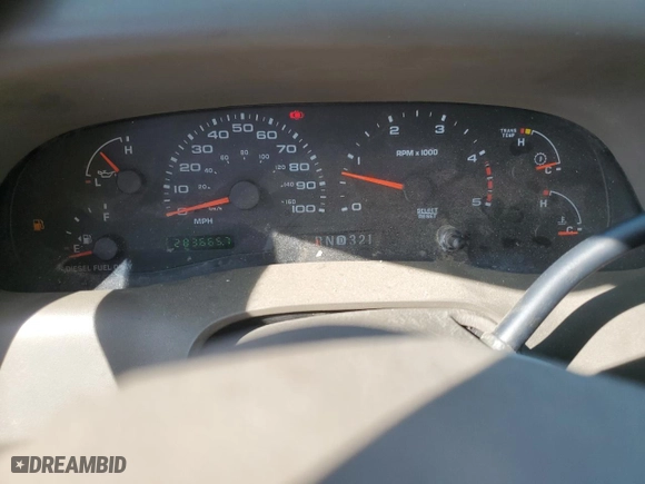 2003 Ford Super Duty F-250 XL with VIN 1FTNX20P33EC51516, listed as a Copart auction lot 52163345 with 283,665 mi miles and Salvage Title. Bid and sale history available at carsss.com. Image 9.