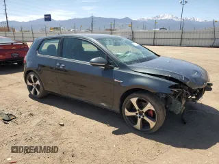 2015 Volkswagen GTI S with VIN 3VWYT7AU0FM054714, listed as a Copart auction lot 53846415 with 90,653 mi miles and Salvage Title. Bid and sale history available at DreamBid. Image 4.