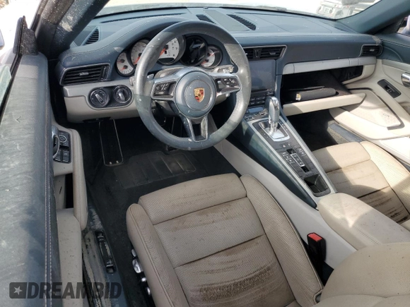 2017 Porsche 911 Carrera with VIN WP0CA2A95HS142279, listed as a Copart auction lot 75122654 with Not Provided miles and Salvage Title. Bid and sale history available at DreamBid. Image 8.