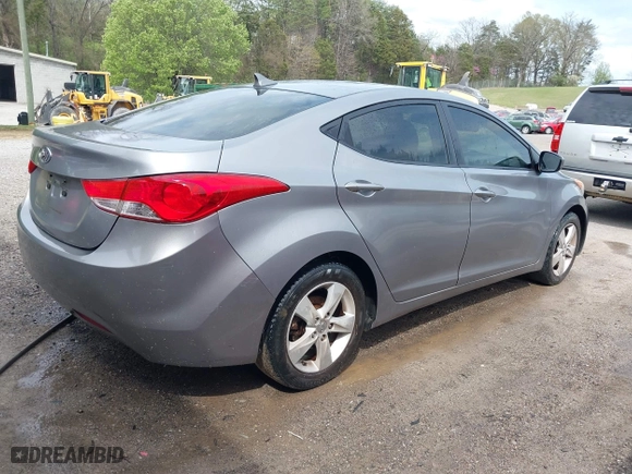 2011 Hyundai Elantra Ltd with VIN KMHDH4AE5BU159311, listed as a IAAI auction lot 41950609 with 170,909 mi miles. Bid and sale history available at carsss.com. Image 4.