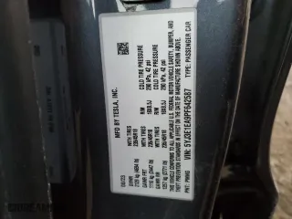 2023 Tesla Model 3 with VIN 5YJ3E1EA9PF642587, listed as a Copart auction lot 79334144 with 0 mi miles and Salvage Title. Bid and sale history available at carsss.com. Image 12.