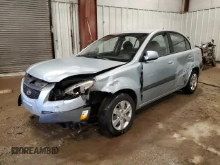 2008 Kia Rio LX with VIN KNADE123386371949, listed as a Copart auction lot 88539385 with 138,908 mi miles and Clean Title. Bid and sale history available at carsss.com. Image 1.