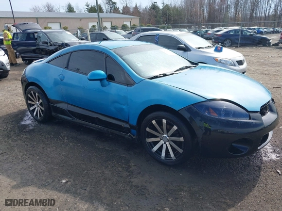 2008 Mitsubishi Eclipse GS with VIN 4A3AK24F88E001143, listed as a IAAI auction lot 41749663 with 156,000 mi miles. Bid and sale history available at carsss.com. Image 1.
