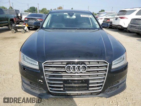 2017 Audi A8 with VIN WAU44AFD4HN014064, listed as a Copart auction lot 62373585 with 82,341 mi miles and Clean title. Bid and sale history available at DreamBid. Image 5.