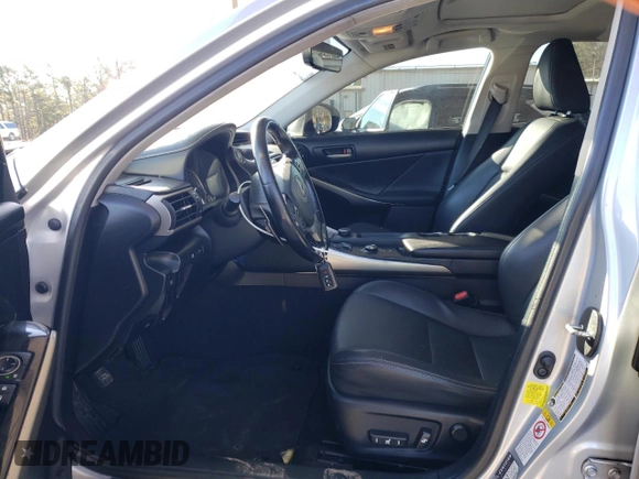 2017 Lexus IS with VIN JTHBA1D24H5049724, listed as a Copart auction lot 89220815 with 110,657 mi miles and Salvage Title. Bid and sale history available at carsss.com. Image 7.