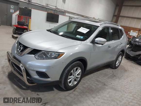 2015 Nissan Rogue SL with VIN 5N1AT2MV0FC892752, listed as a IAAI auction lot 41886666 with 101,024 mi miles and . Bid and sale history available at carsss.com. Image 19.