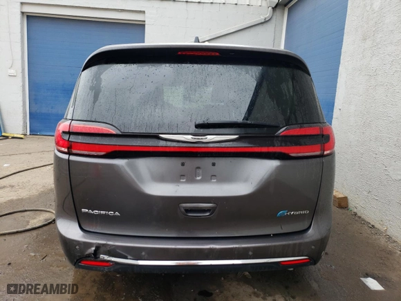 2023 Chrysler Pacifica Hybrid Limited with VIN 2C4RC1S74PR588693, listed as a Copart auction lot 72932704 with 10,241 mi miles and Salvage Title. Bid and sale history available at carsss.com. Image 6.