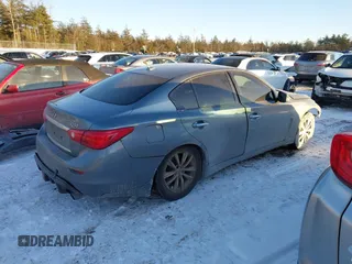 2015 Infiniti Q50 Sport with VIN JN1BV7AR2FM413459, listed as a IAAI auction lot 41466291 with 127,541 mi miles and . Bid and sale history available at DreamBid. Image 4.