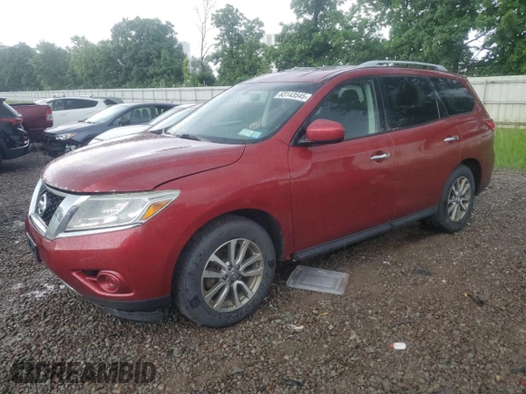 2013 Nissan Pathfinder SL with VIN 5N1AR2MM3DC617654, listed as a Copart auction lot 63143545 with 119,359 mi miles and Clean title. Bid and sale history available at DreamBid. Image 1.