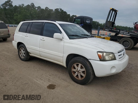 2004 Toyota Highlander z VIN JTEGP21A440017463, wystawiony jako Copart lot #60460465 z przebiegiem 185 013 mil mil oraz Czysty tytuł • Clean title. Historia ofert i sprzedaży dostępna na DreamBid. Obrazek 4.