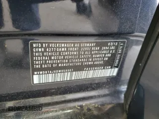 2013 Volkswagen Golf w/Conv с VIN WVWDB7AJ6DW058967, выставлен на аукционе Copart как лот 59098015 с пробегом 102 896 миль миль и Списание • Salvage title. История ставок и продаж доступна на DreamBid. Изображение 13.