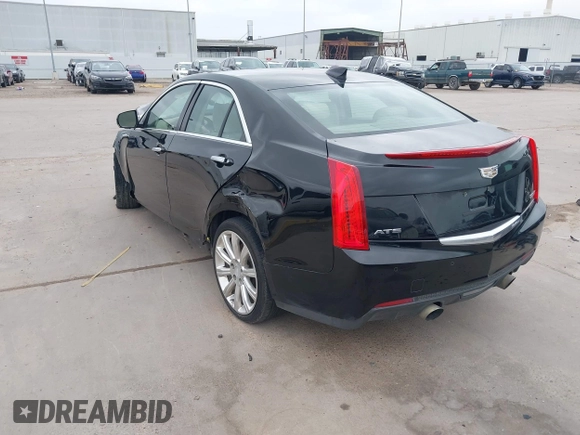 2015 Cadillac ATS Sedan Luxury RWD with VIN 1G6AB5RX3F0102898, listed as a IAAI auction lot 41943935 with 160,985 mi miles. Bid and sale history available at carsss.com. Image 3.