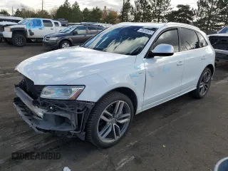 2014 Audi SQ5 Premium Plus with VIN WA1CGAFPXEA026541, listed as a Copart auction lot 78918504 with 105,836 mi miles and Salvage Title. Bid and sale history available at carsss.com. Image 1.