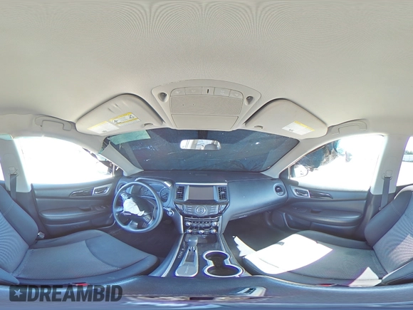 2019 Nissan Pathfinder S with VIN 5N1DR2MN0KC650274, listed as a Copart auction lot 54166005 with 96,956 mi miles and Salvage Title. Bid and sale history available at DreamBid. Image 15.