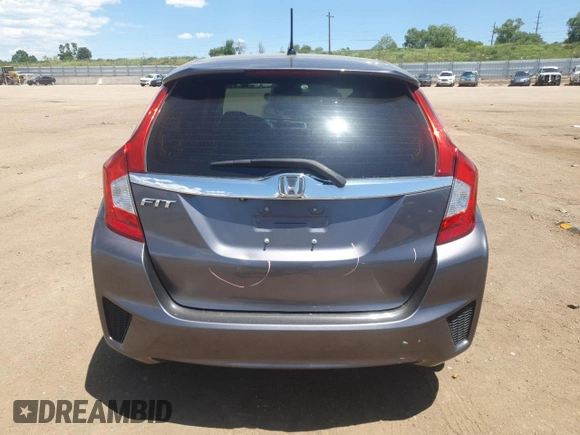 2017 Honda Fit EX with VIN 3HGGK5G72HM703246, listed as a Copart auction lot 59188525 with 75,207 mi miles and Salvage title. Bid and sale history available at DreamBid. Image 6.