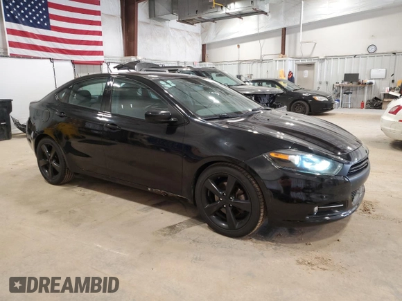 2014 Dodge Dart SXT with VIN 1C3CDFBB0ED907015, listed as a Copart auction lot 51106845 with 143,444 mi miles and Non Repairable. Bid and sale history available at carsss.com. Image 4.