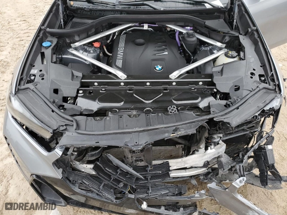 2024 BMW X6 xDrive40i with VIN 5UX33EX05R9T73095, listed as a Copart auction lot 42754435 with 53,885 mi miles and Salvage Title. Bid and sale history available at carsss.com. Image 12.