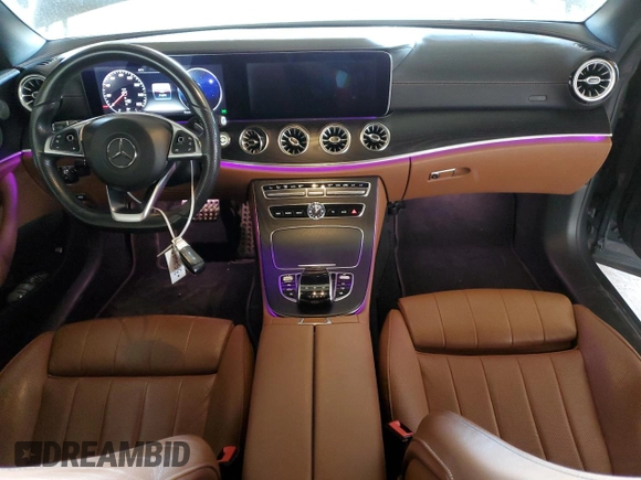 2018 Mercedes-Benz E-Class E 400 with VIN WDD1J6FB5JF020469, listed as a Copart auction lot 43455205 with 71,474 mi miles and Salvage Title. Bid and sale history available at carsss.com. Image 8.
