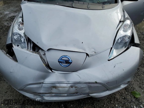 2016 Nissan LEAF S with VIN 1N4BZ0CP7GC304660, listed as a Copart auction lot 69838953 with 57,938 mi miles. Bid and sale history available at carsss.com. Image 11.