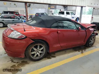 2008 Mitsubishi Eclipse GT with VIN 4A3AL35TX8E007128, listed as a Copart auction lot 72209194 with 0 mi miles and Salvage Title. Bid and sale history available at carsss.com. Image 3.