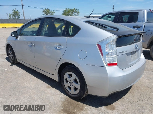 2010 Toyota Prius II with VIN JTDKN3DU1A1094572, listed as a IAAI auction lot 42089100 with 249,980 mi miles. Bid and sale history available at carsss.com. Image 3.