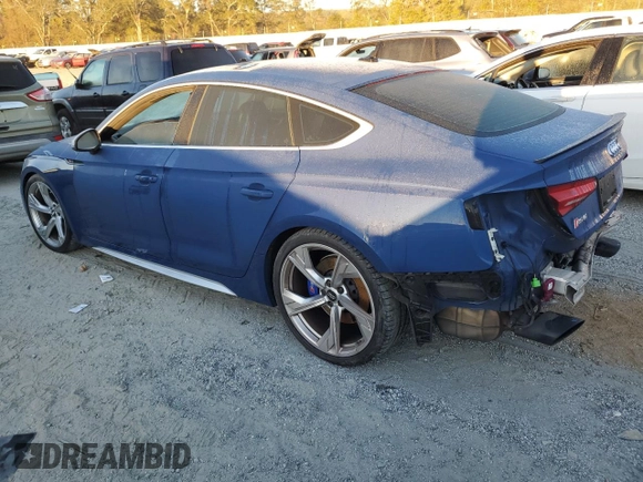 2021 Audi RS 5 Sportback z VIN WUAAWCF51MA901341, wystawiony jako Copart lot #76619034 z przebiegiem Nie podano mil oraz Szkoda całkowita • Salvage title. Historia ofert i sprzedaży dostępna na DreamBid. Obrazek 2.