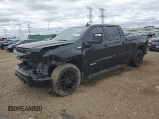 2021 GMC Sierra 1500 Elevation z VIN 3GTU9CET6MG334756, wystawiony jako Copart lot #53271535 z przebiegiem 76 124 mil mil oraz Szkoda całkowita • Salvage title. Historia ofert i sprzedaży dostępna na DreamBid. Obrazek 1.