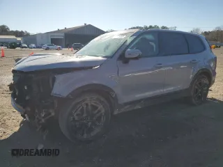 2024 Kia Telluride SX Prestige X-Line with VIN 5XYP5DGC9RG455959, listed as a Copart auction lot 48055685 with 20,199 mi miles and Salvage Title. Bid and sale history available at DreamBid. Image 1.