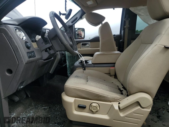 2009 Ford F-150 STX with VIN 1FTRX14819KB81135, listed as a Copart auction lot 61414765 with Not provided miles and Salvage title. Bid and sale history available at DreamBid. Image 7.