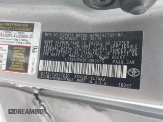 2015 Toyota Camry XLE with VIN 4T1BF1FK0FU093475, listed as a IAAI auction lot 42061877 with 131,618 mi miles. Bid and sale history available at carsss.com. Image 9.