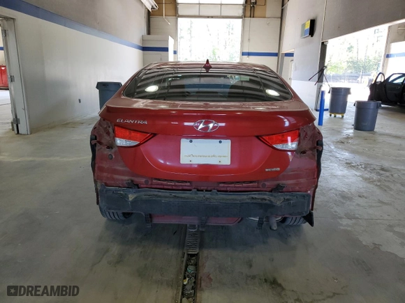 2011 Hyundai Elantra Ltd with VIN KMHDH4AE4BU150552, listed as a Copart auction lot 52203945 with 136,090 mi miles and Clean Title. Bid and sale history available at carsss.com. Image 6.