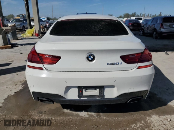 2013 BMW 6 Series 650i with VIN WBA6B2C52DD128713, listed as a Copart auction lot 47415235 with 123,575 mi miles and Clean Title. Bid and sale history available at DreamBid. Image 6.