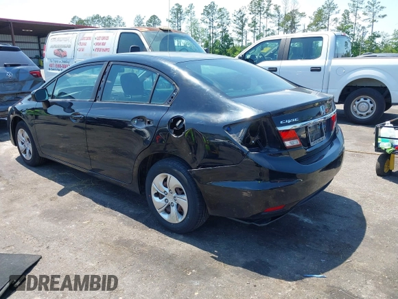 2015 Honda Civic Sedan LX with VIN 19XFB2F57FE045732, listed as a IAAI auction lot 42020578 with 82,043 mi miles. Bid and sale history available at carsss.com. Image 3.