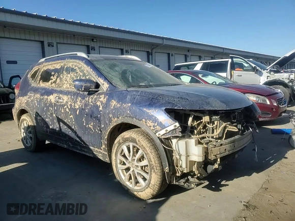 2017 Nissan Rogue SV with VIN KNMAT2MV1HP526492, listed as a Copart auction lot 47263465 with Not provided miles and Salvage title. Bid and sale history available at DreamBid. Image 11.