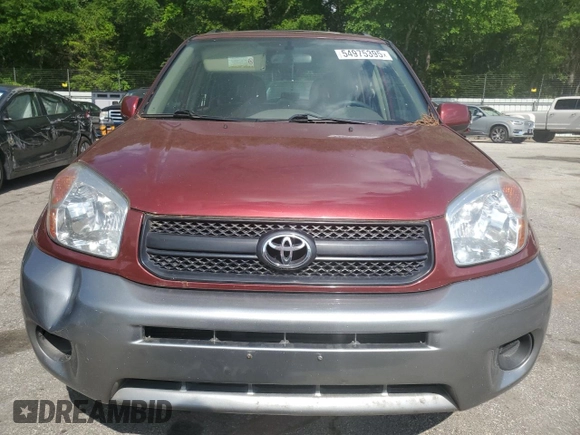 2005 Toyota RAV4 with VIN JTEGD20V250059905, listed as a Copart auction lot 54975395 with 234,815 mi miles and Clean Title. Bid and sale history available at DreamBid. Image 5.