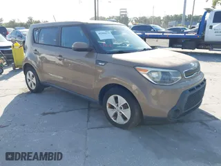 2014 Kia Soul with VIN KNDJN2A28E7024868, listed as a IAAI auction lot 42106273 with 115,805 mi miles. Bid and sale history available at carsss.com. Image 1.