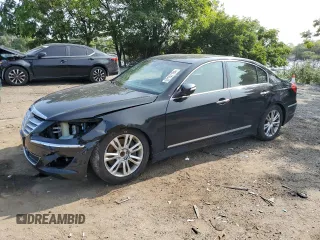 2012 Hyundai Genesis 4.6L with VIN KMHGC4DF6CU175762, listed as a Copart auction lot 67151194 with 169,838 mi miles and Salvage Title. Bid and sale history available at carsss.com. Image 1.