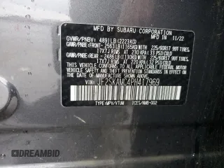 2023 Subaru Forester Wilderness with VIN JF2SKAMC4PH417969, listed as a Copart auction lot 43445735 with 75,358 mi miles and Salvage Title. Bid and sale history available at carsss.com. Image 13.