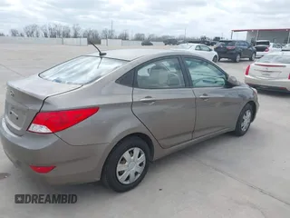 2014 Hyundai Accent GLS with VIN KMHCT4AE4EU615913, listed as a IAAI auction lot 41780724 with 1 mi miles. Bid and sale history available at carsss.com. Image 4.