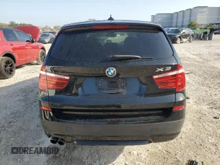 2014 BMW X3 xDrive28i with VIN 5UXWX9C57E0D24167, listed as a Copart auction lot 52796105 with Not Provided miles and Clean Title. Bid and sale history available at DreamBid. Image 6.