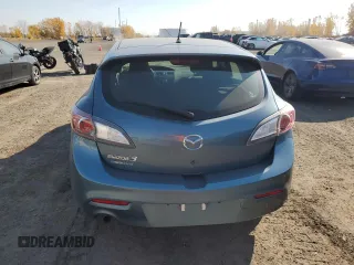 2011 Mazda 3 GX with VIN JM1BL1KF1B1466881, listed as a Copart auction lot 77143494 with 110,394 mi miles and Salvage Title. Bid and sale history available at carsss.com. Image 6.