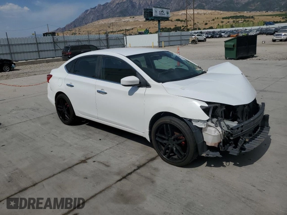 2017 Nissan Sentra S with VIN 3N1AB7AP8HY323347, listed as a Copart auction lot 65266235 with Not provided miles and Salvage title. Bid and sale history available at DreamBid. Image 4.