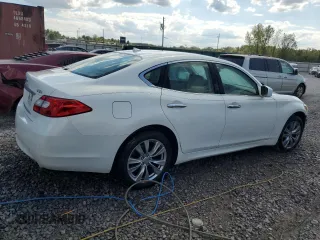 2013 Infiniti M with VIN JN1BY1AR3DM602297, listed as a Copart auction lot 73646414 with 122,431 mi miles and Salvage Title. Bid and sale history available at DreamBid. Image 3.