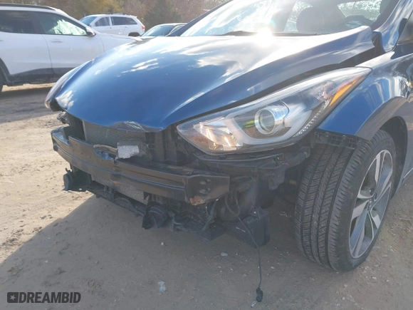 2014 Hyundai Elantra SE with VIN KMHDH4AE6EU130694, listed as a IAAI auction lot 41696190 with 121,588 mi miles. Bid and sale history available at carsss.com. Image 6.