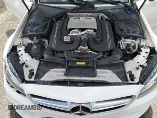 2017 Mercedes-Benz C 63 S AMG with VIN WDDWJ8HB9HF514455, listed as a Copart auction lot 59925904 with 57,638 mi miles and Salvage Title. Bid and sale history available at carsss.com. Image 11.