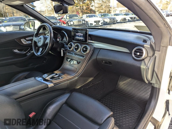 2018 Mercedes-Benz C 300 with VIN WDDWK4JB8JF615198, listed as a Copart auction lot 46745795 with 106,638 mi miles and Clean Title. Bid and sale history available at DreamBid. Image 5.