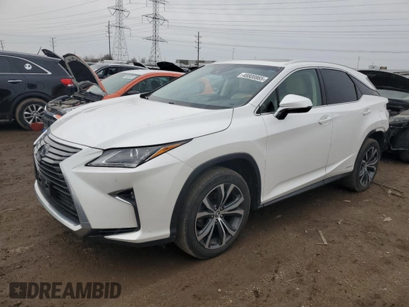 2019 Lexus RX with VIN 2T2BGMCA3KC039265, listed as a Copart auction lot 48800865 with 75,501 mi miles and Salvage Title. Bid and sale history available at carsss.com. Image 1.