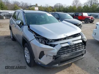 2019 Toyota RAV4 LE with VIN JTMG1RFVXKD012252, listed as a IAAI auction lot 41969033 with 51,146 mi miles. Bid and sale history available at carsss.com. Image 1.