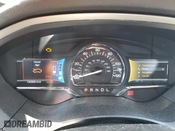 2014 Lincoln MKZ Hybrid with VIN 3LN6L2LU5ER822131, listed as a Copart auction lot 54240775 with 132,955 mi miles and Salvage title. Bid and sale history available at DreamBid. Image 9.