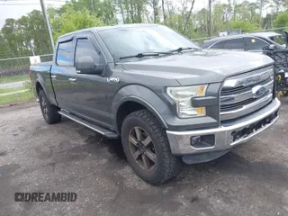 2015 Ford F-150 XL with VIN 1FTEW1CFXFKD40022, listed as a IAAI auction lot 41982367 with 93,711 mi miles. Bid and sale history available at carsss.com. Image 1.